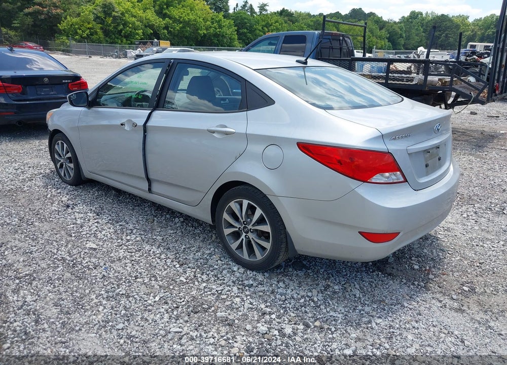 2015 HYUNDAI ACCENT GLS VIN: KMHCU4AE0FU805447