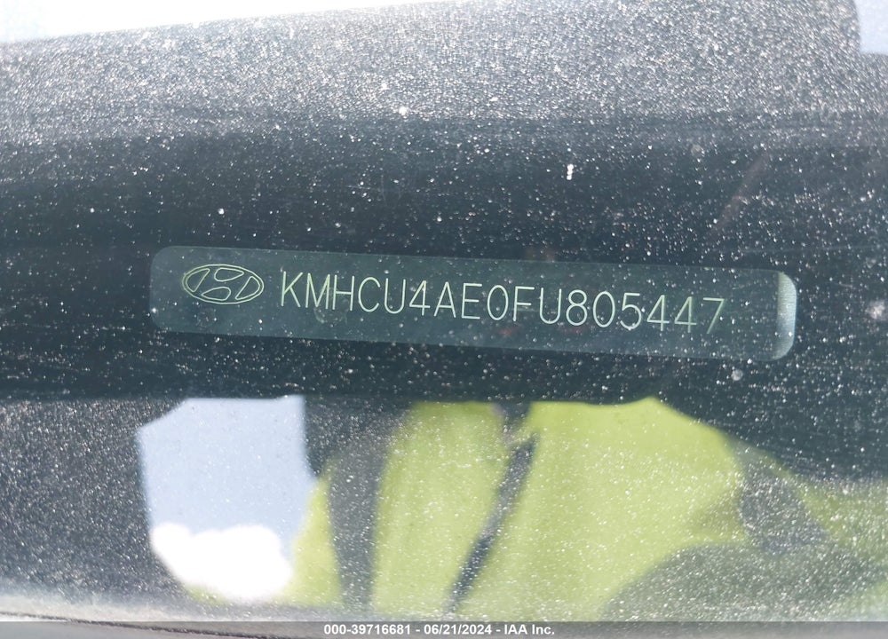 2015 HYUNDAI ACCENT GLS VIN: KMHCU4AE0FU805447