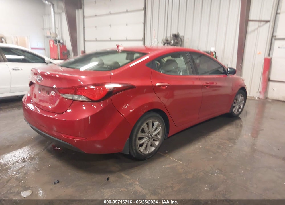 2015 HYUNDAI ELANTRA SE VIN: KMHDH4AE5FU452650
