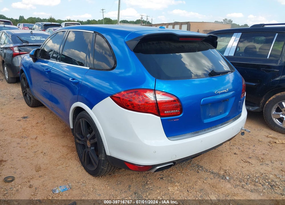 2014 PORSCHE CAYENNE S VIN: WP1AB2A28ELA55925