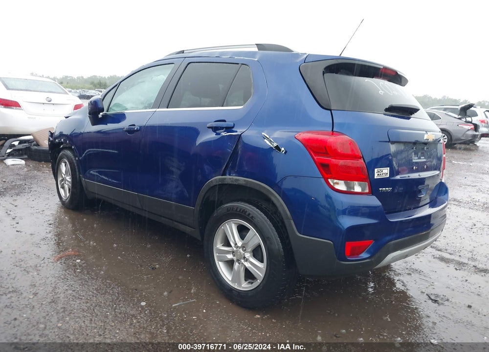 2017 CHEVROLET TRAX LT VIN: 3GNCJLSB8HL202827
