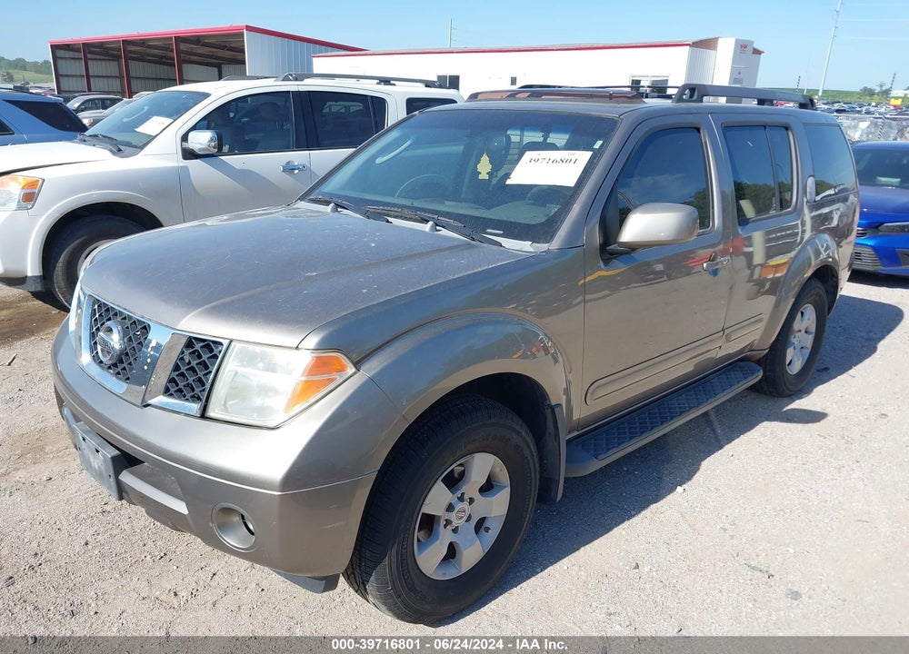2006 NISSAN PATHFINDER SE VIN: 5N1AR18W46C637663