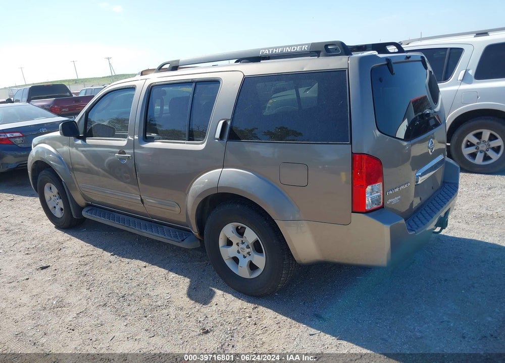 2006 NISSAN PATHFINDER SE VIN: 5N1AR18W46C637663
