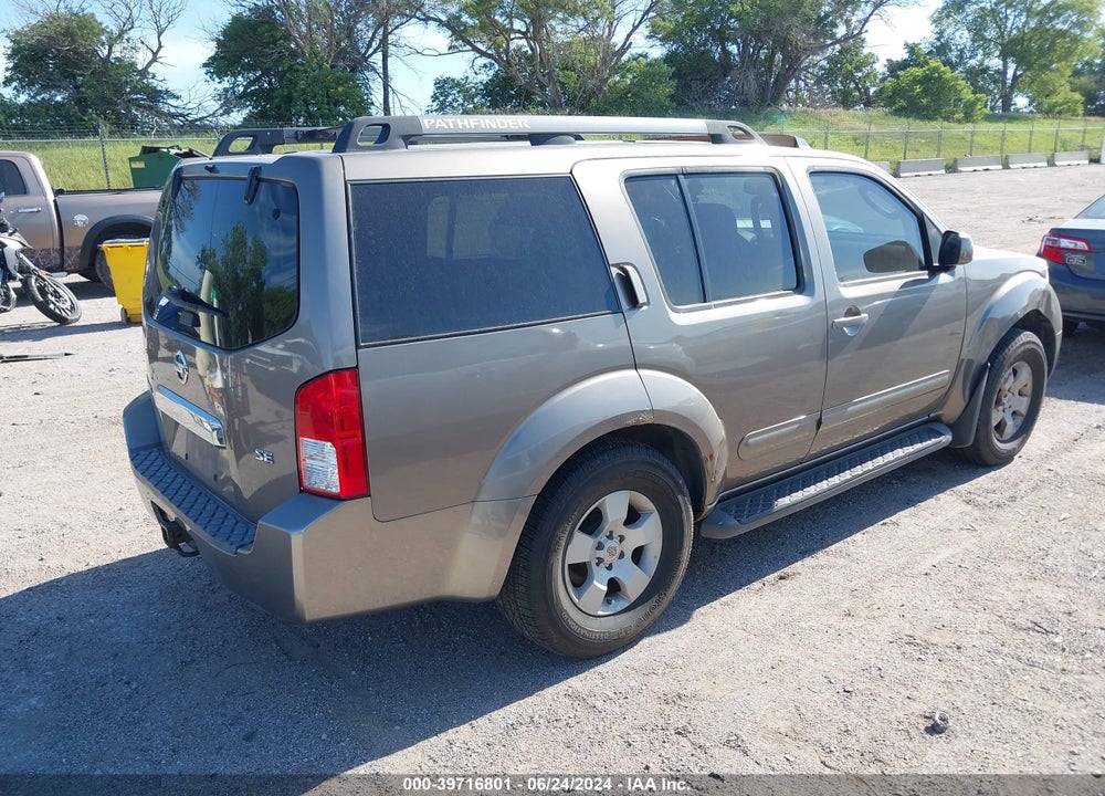 2006 NISSAN PATHFINDER SE VIN: 5N1AR18W46C637663