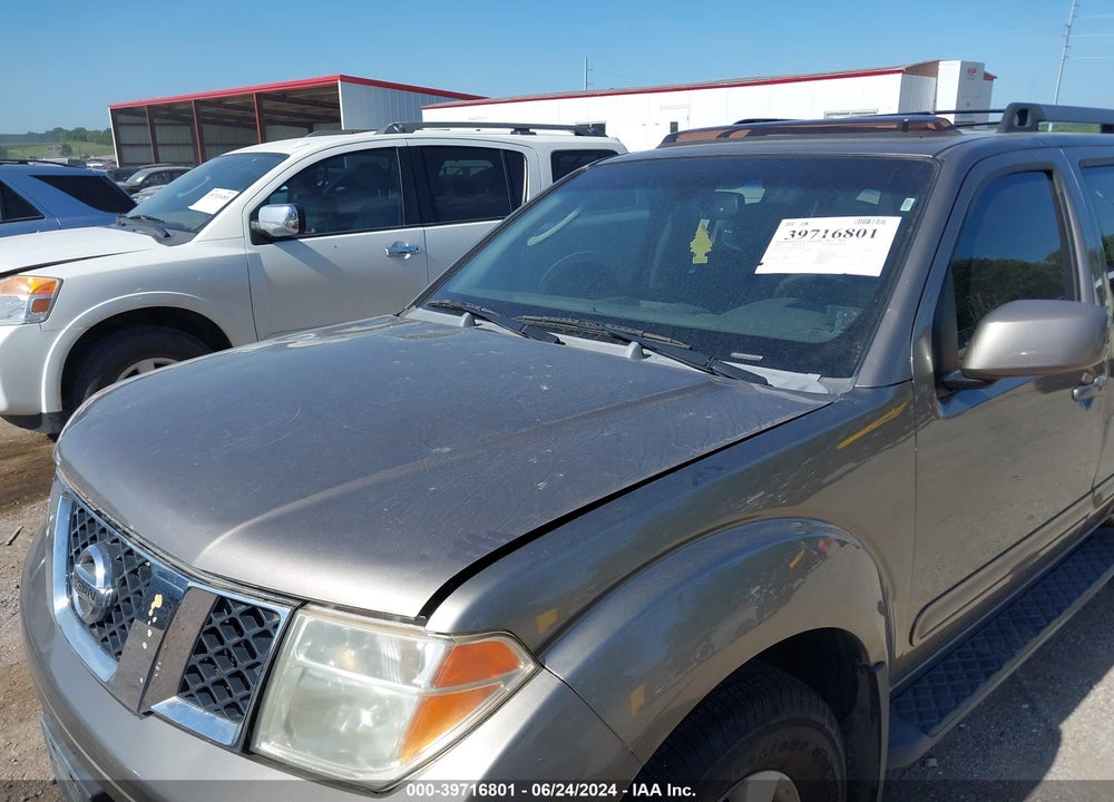 2006 NISSAN PATHFINDER SE VIN: 5N1AR18W46C637663