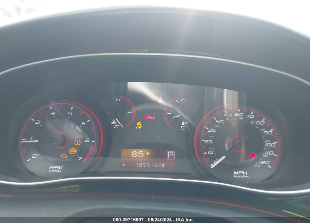 2015 DODGE DART SXT VIN: 1C3CDFBB9FD222979