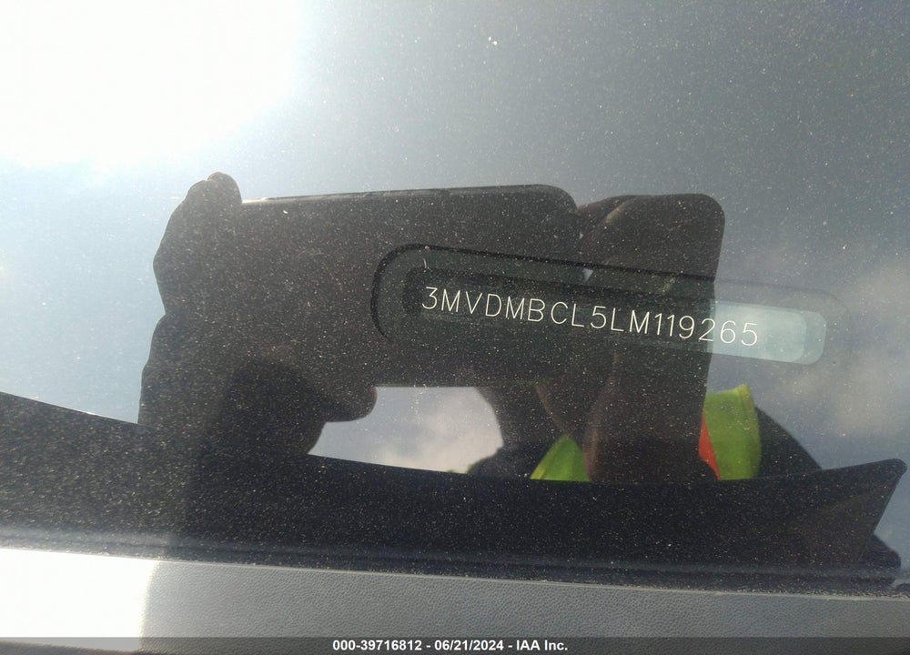 2020 MAZDA CX-30 SELECT PACKAGE VIN: 3MVDMBCL5LM119265
