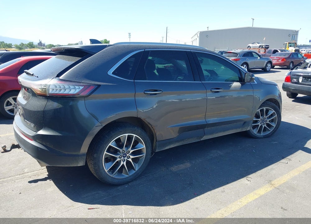 2016 FORD EDGE TITANIUM VIN: 2FMPK4K84GBB78355