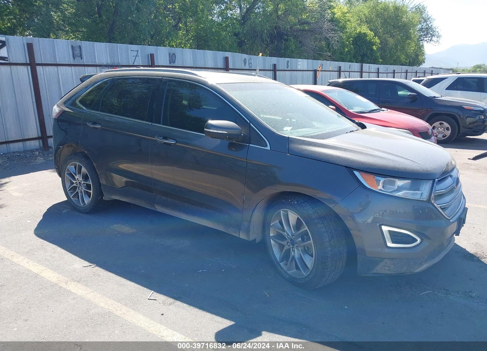 2016 FORD EDGE TITANIUM VIN: 2FMPK4K84GBB78355