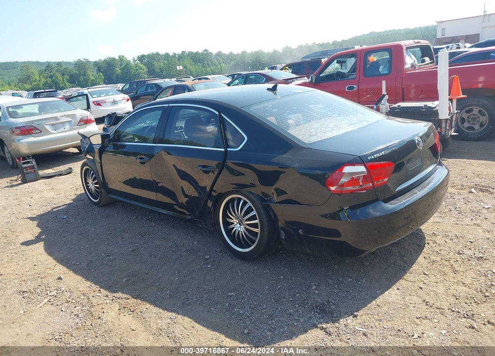 2013 VOLKSWAGEN PASSAT 2.5L SE VIN: 1VWBH7A38DC003653