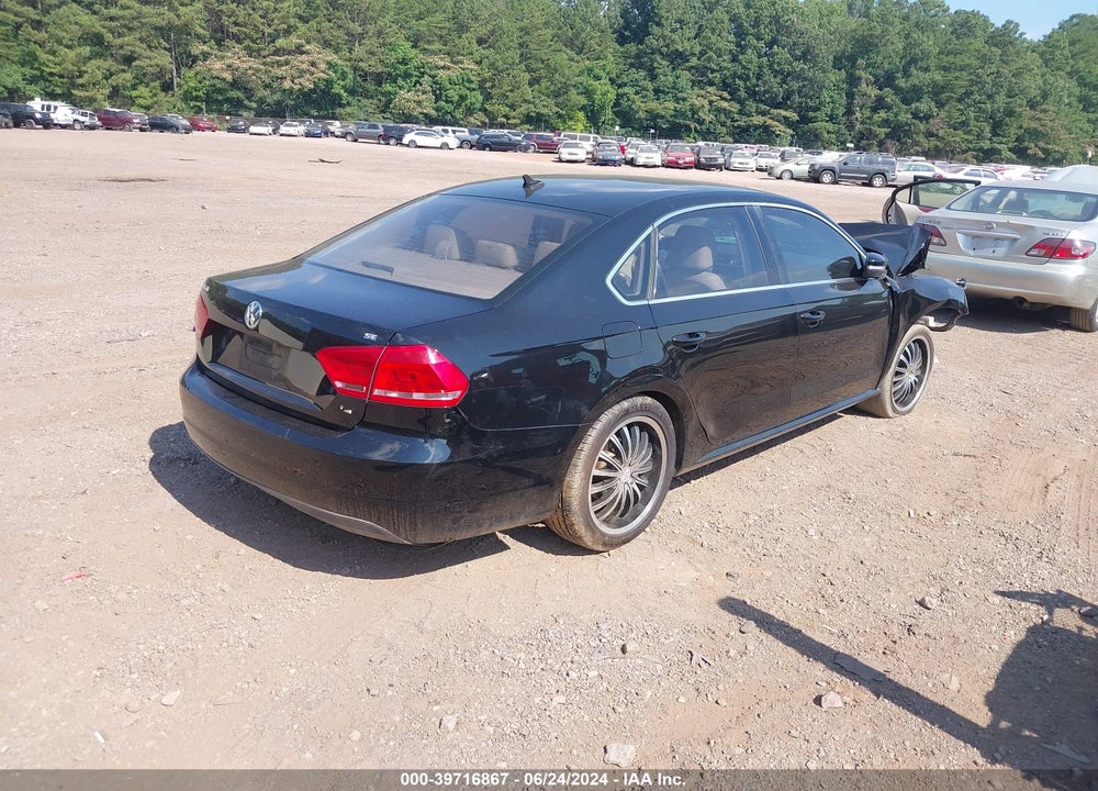2013 VOLKSWAGEN PASSAT 2.5L SE VIN: 1VWBH7A38DC003653