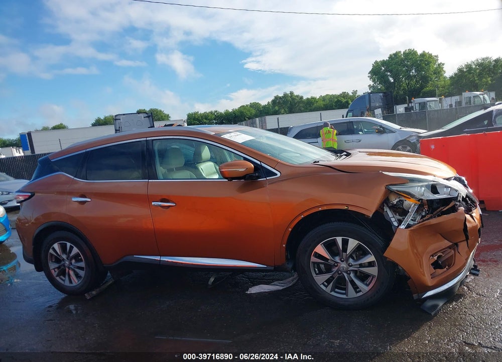 2015 NISSAN MURANO SL VIN: 5N1AZ2MH7FN219289