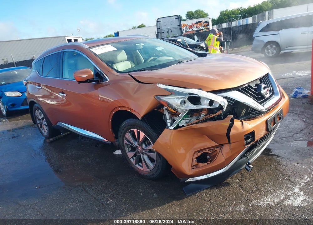 2015 NISSAN MURANO SL VIN: 5N1AZ2MH7FN219289