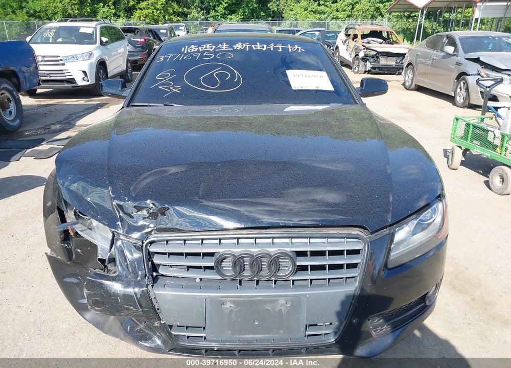 2010 AUDI A5 2.0T PREMIUM VIN: WAULFAFR1AA065455