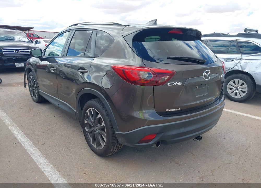 2016 MAZDA CX-5 GRAND TOURING VIN: JM3KE2DY6G0701634