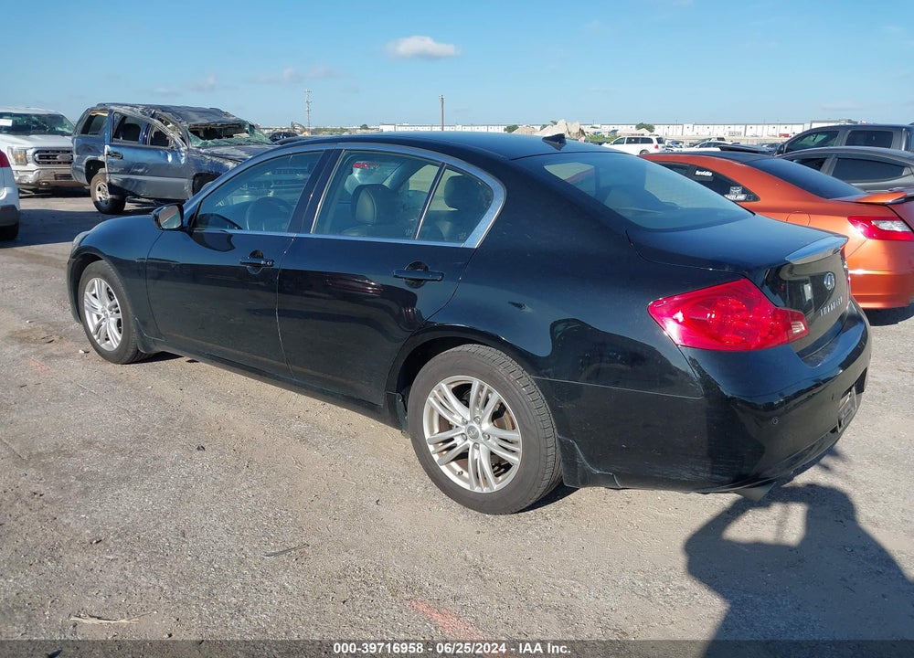 2012 INFINITI G37X VIN: JN1CV6AR8CM972847