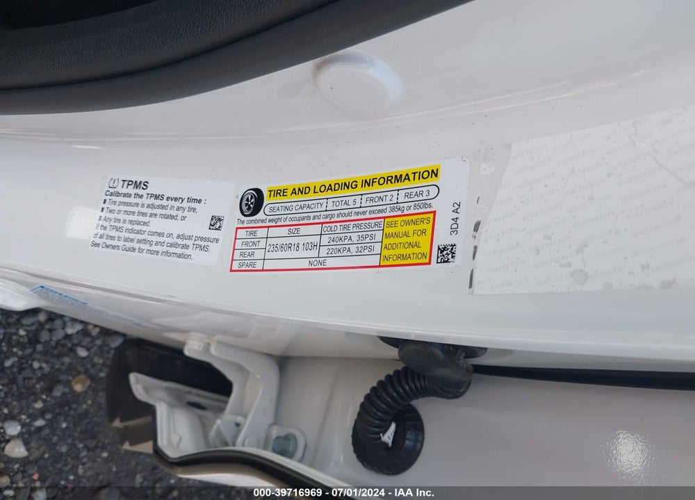 2024 HONDA CR-V HYBRID SPORT-L VIN: 5J6RS6H81RL014784