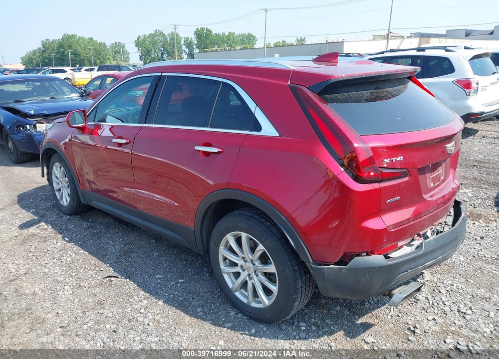 2019 CADILLAC XT4 LUXURY VIN: 1GYFZBR4XKF116060
