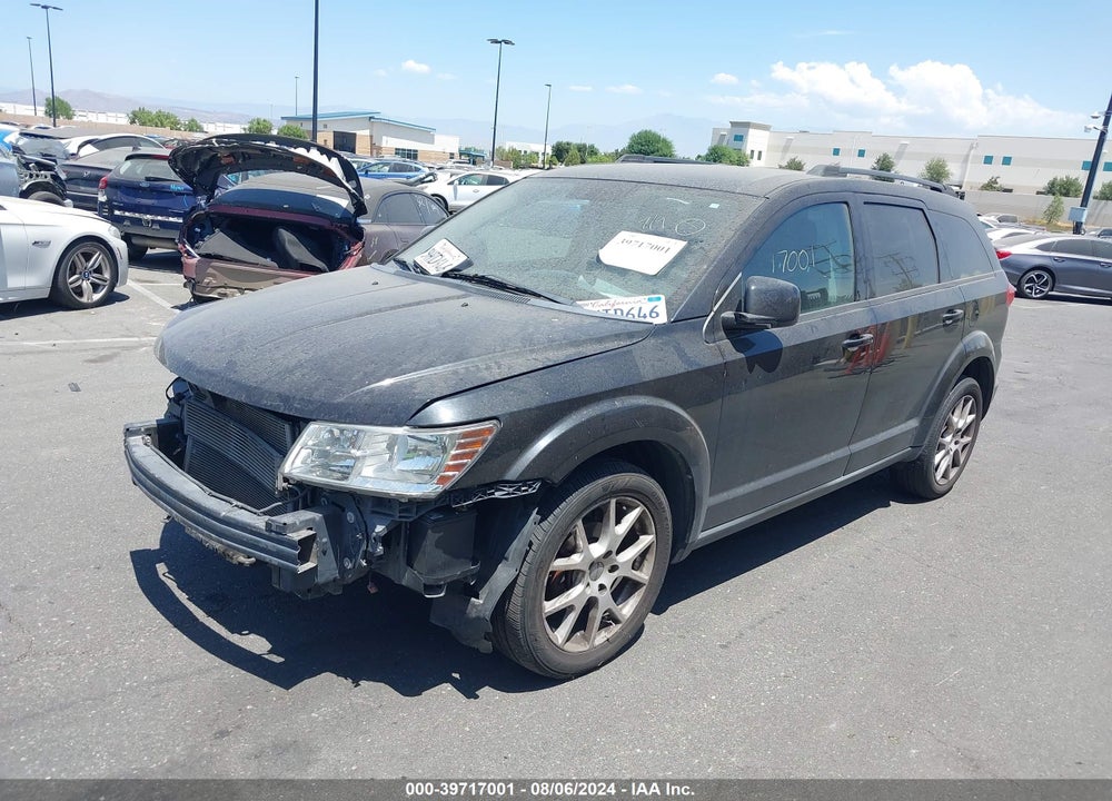 2012 DODGE JOURNEY SXT VIN: 3C4PDCBG1CT174276
