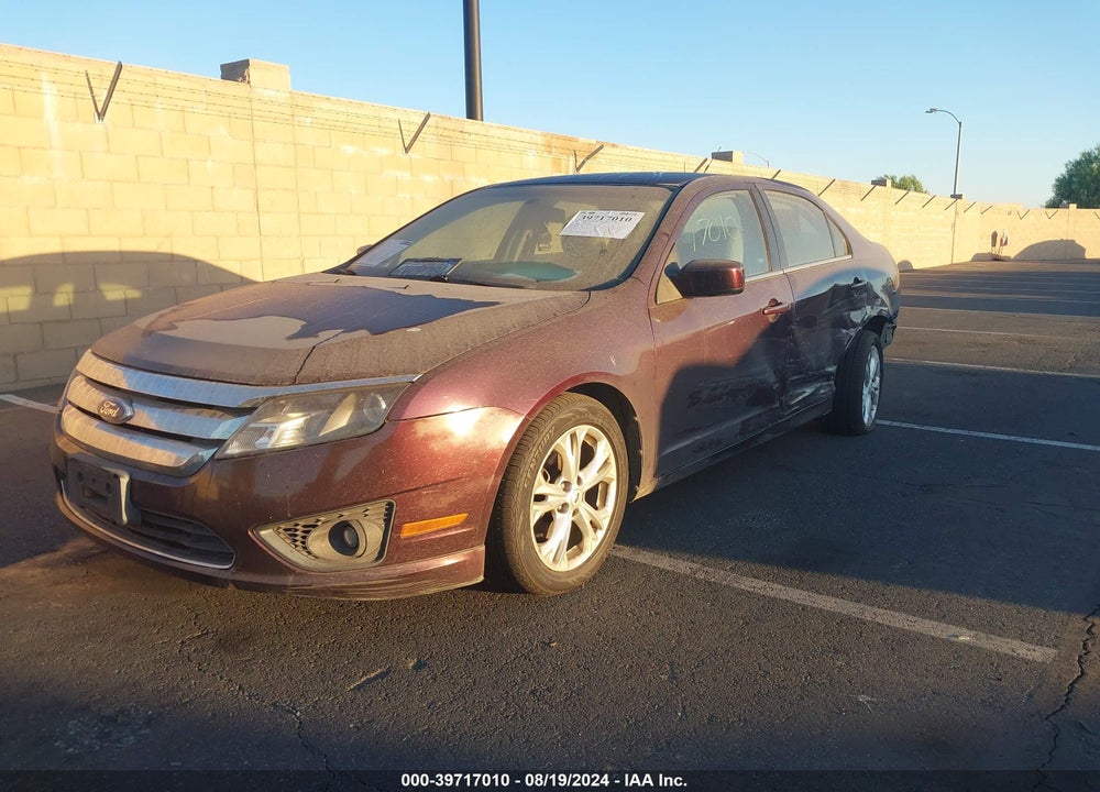 2012 FORD FUSION SE VIN: 3FAHP0HA7CR251619