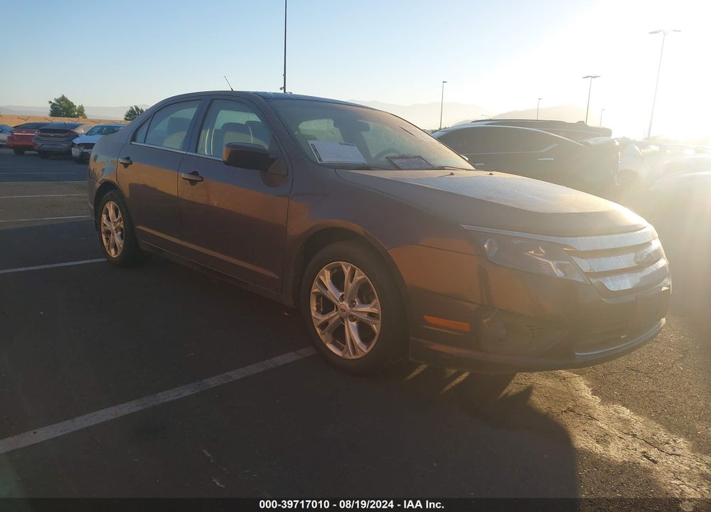 2012 FORD FUSION SE VIN: 3FAHP0HA7CR251619