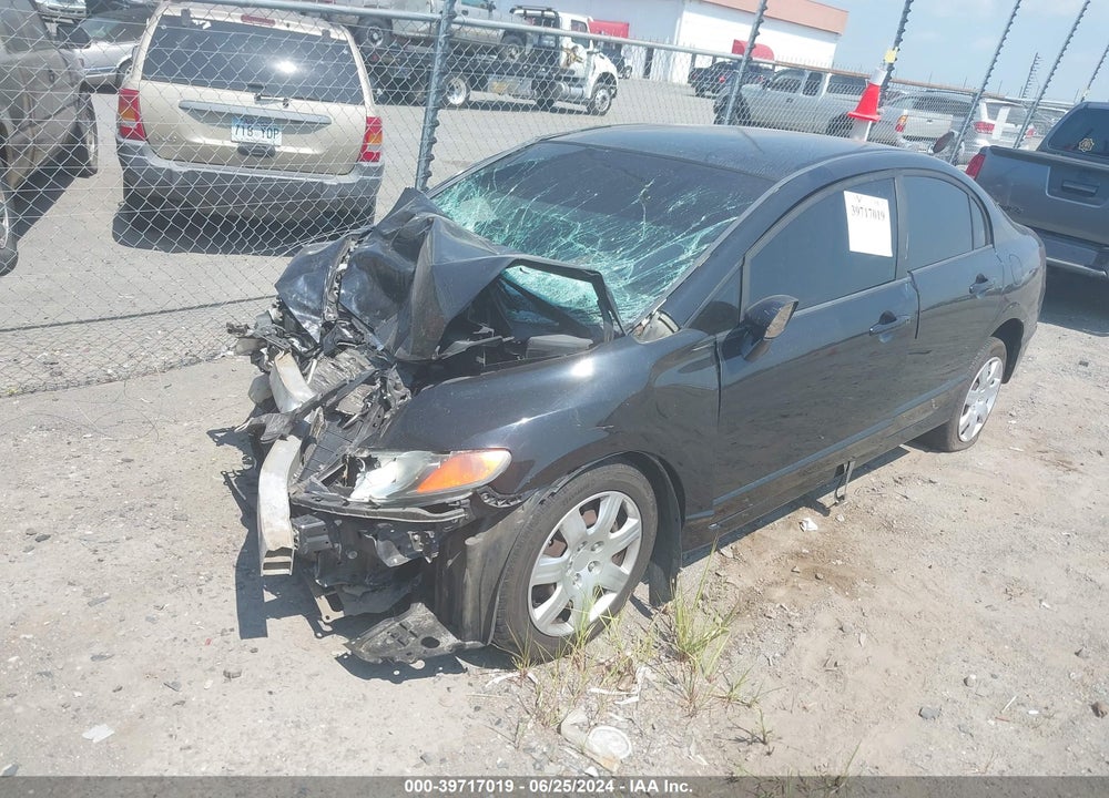 2008 HONDA CIVIC LX VIN: 1HGFA15578L043442
