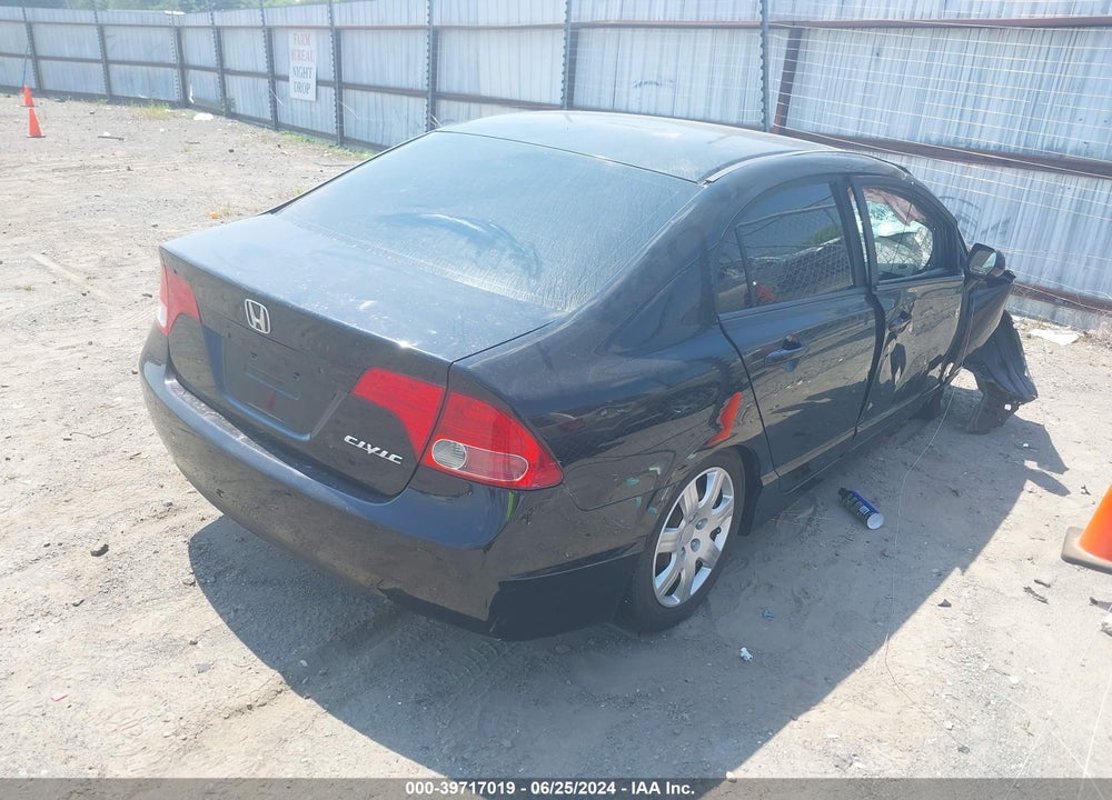 2008 HONDA CIVIC LX VIN: 1HGFA15578L043442
