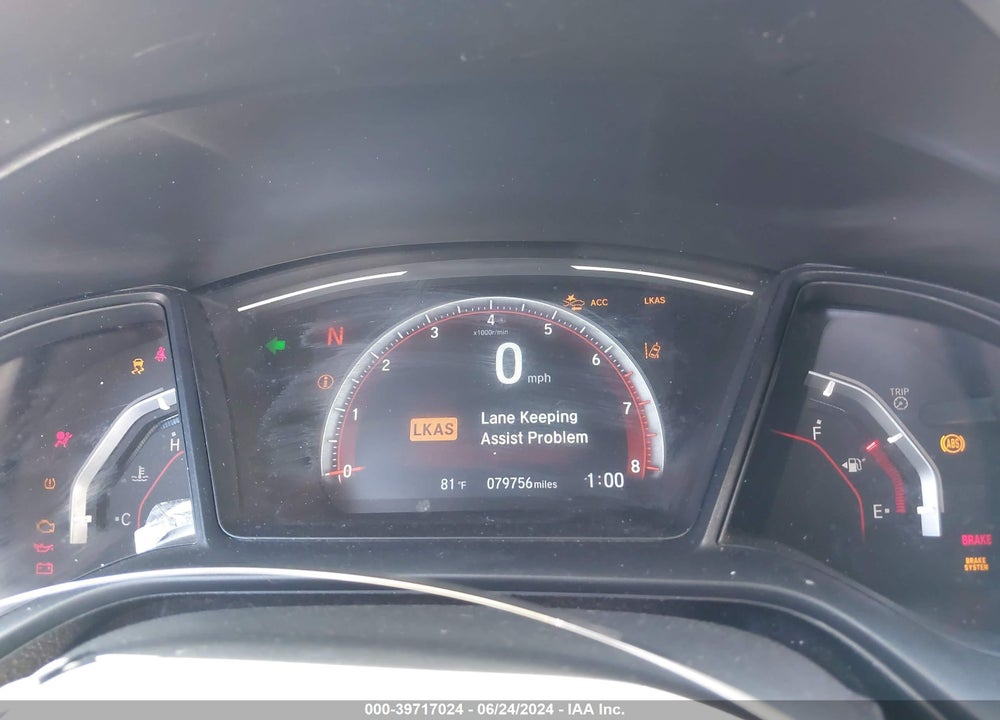 2019 HONDA CIVIC SPORT VIN: SHHFK7H49KU224021