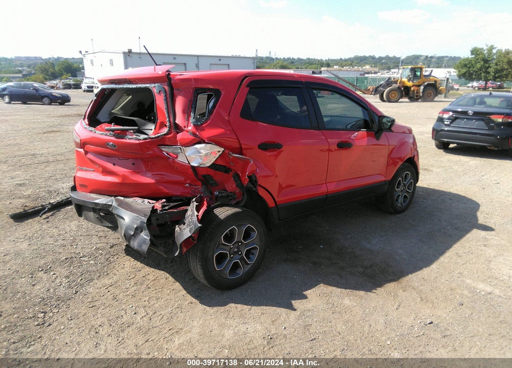 2021 FORD ECOSPORT S VIN: MAJ6S3FL8MC418727