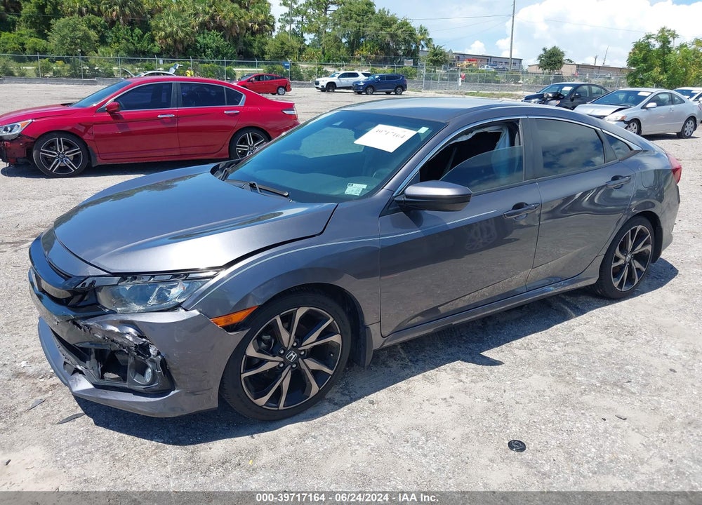2019 HONDA CIVIC SPORT VIN: 2HGFC2F87KH555540