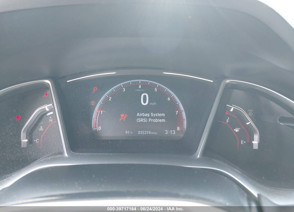 2019 HONDA CIVIC SPORT VIN: 2HGFC2F87KH555540