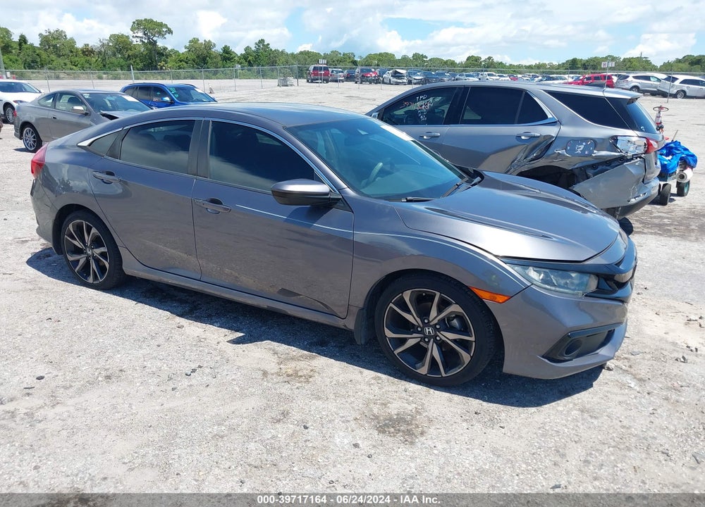 2019 HONDA CIVIC SPORT VIN: 2HGFC2F87KH555540