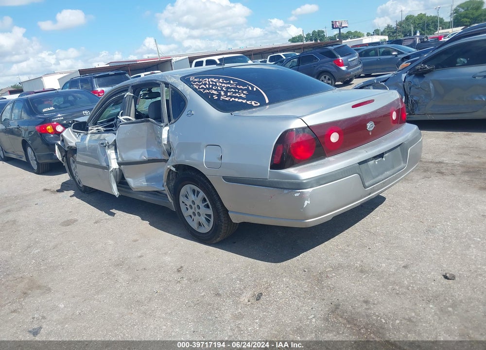 2005 CHEVROLET IMPALA VIN: 2G1WF52E459152111