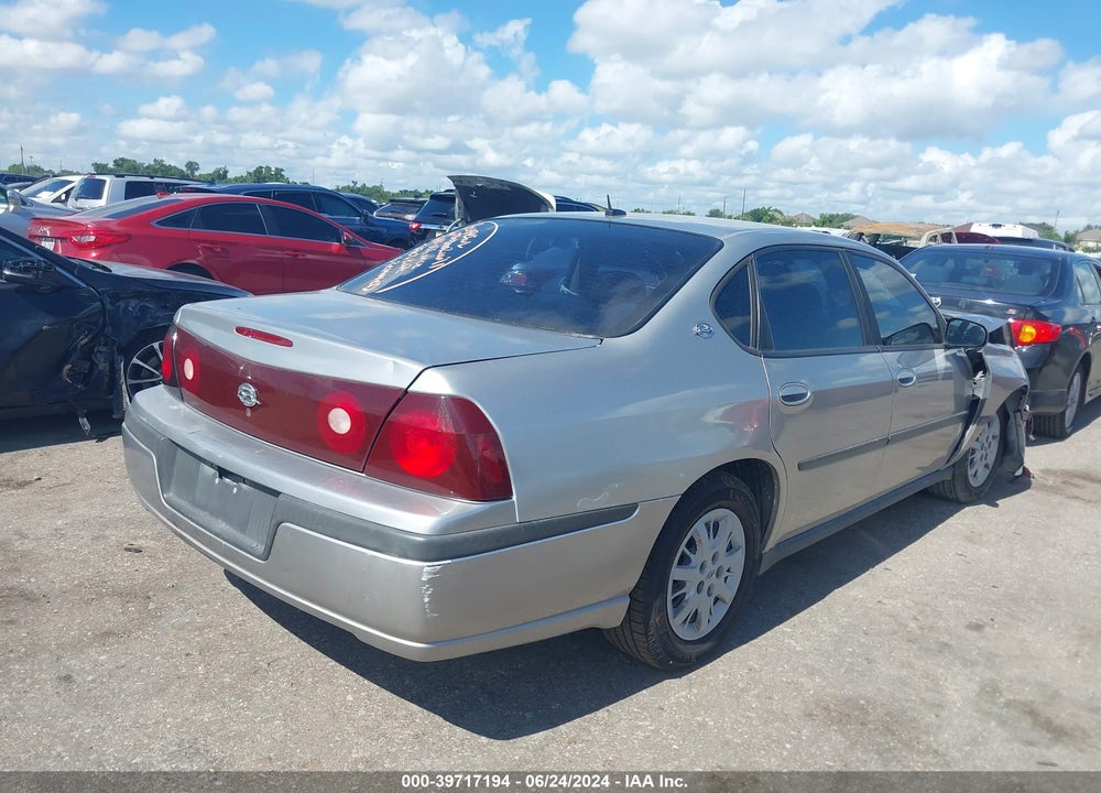 2005 CHEVROLET IMPALA VIN: 2G1WF52E459152111