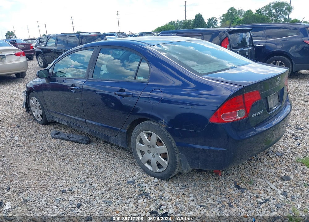 2008 HONDA CIVIC LX VIN: 1HGFA16598L112744