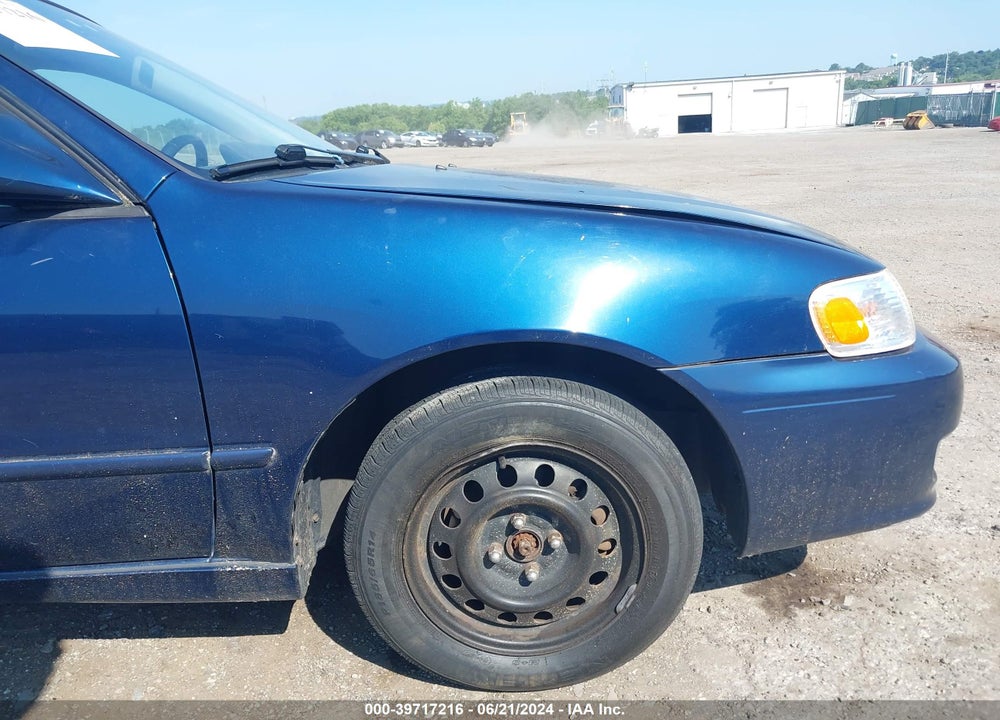 2002 TOYOTA COROLLA S VIN: 2T1BR12E82C580832