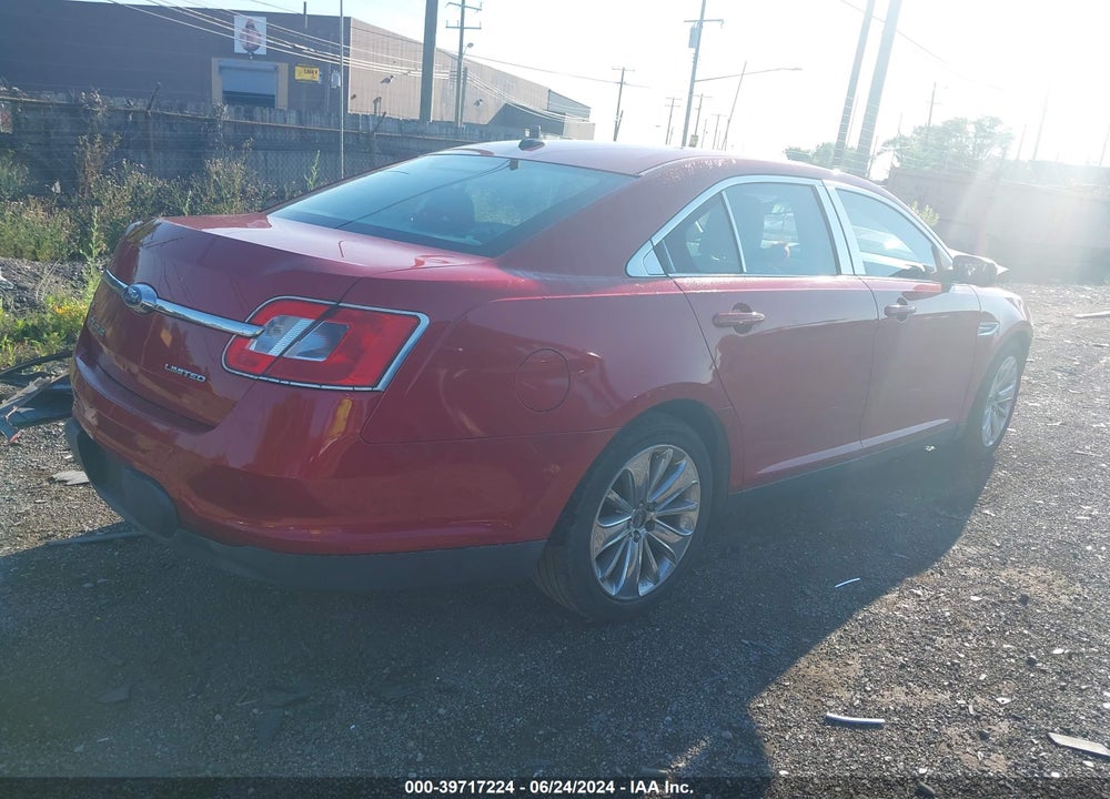 2011 FORD TAURUS VIN: 1FAHP2FW1BG106012