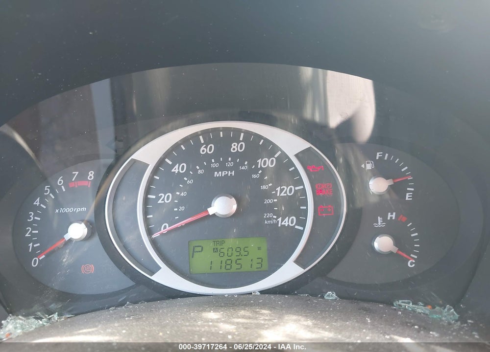 2007 HYUNDAI TUCSON GLS VIN: KM8JM12B87U503092