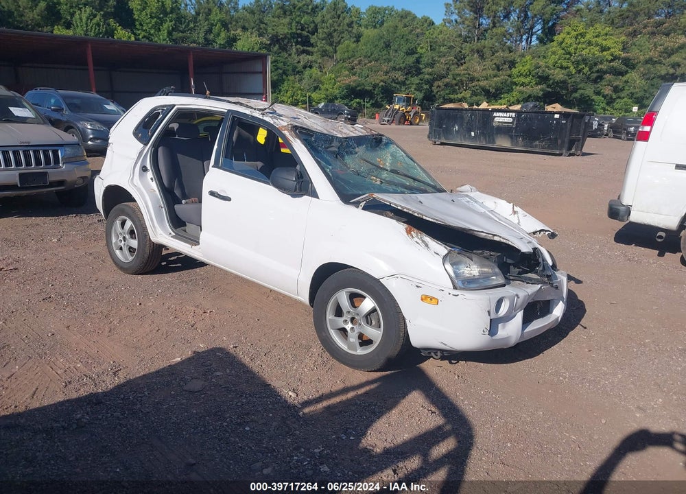 2007 HYUNDAI TUCSON GLS VIN: KM8JM12B87U503092