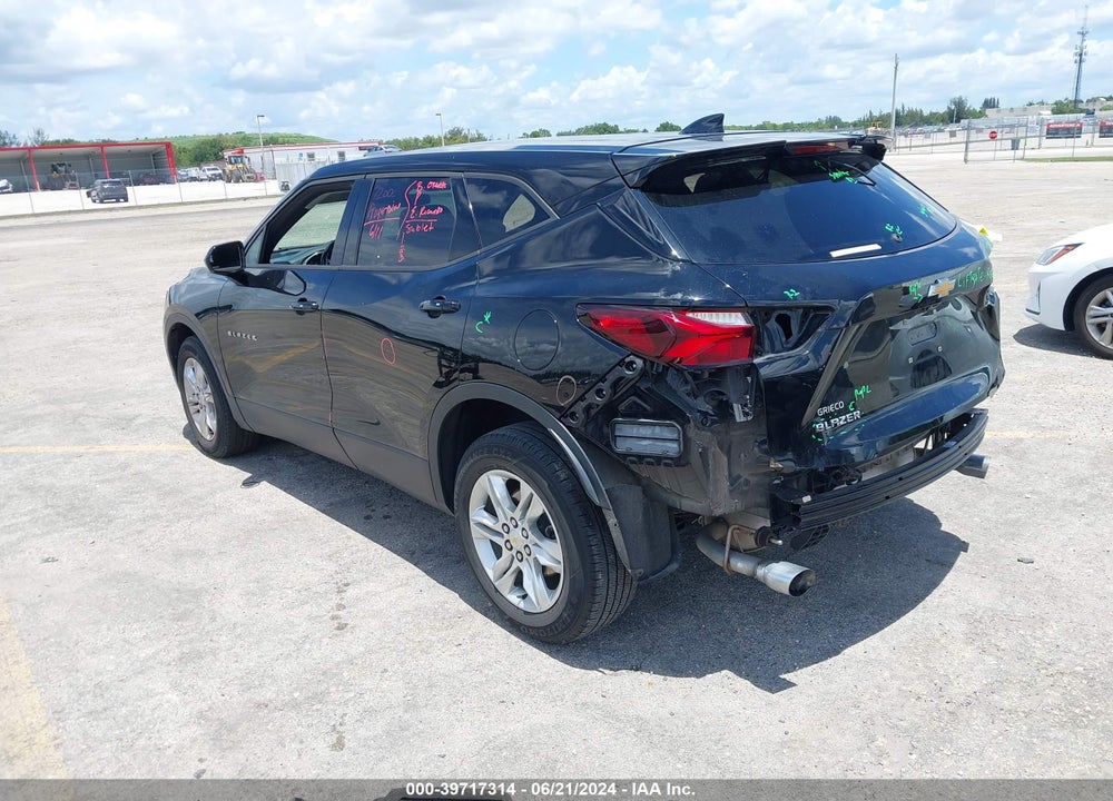 2020 CHEVROLET BLAZER FWD 2LT VIN: 3GNKBCRSXLS570018