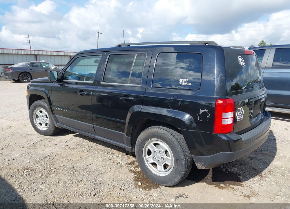 2013 JEEP PATRIOT VIN: 1C4NJPBA2DD272579