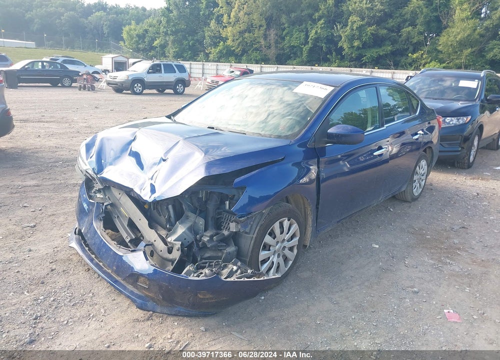 2019 NISSAN SENTRA S VIN: 3N1AB7AP2KY273696