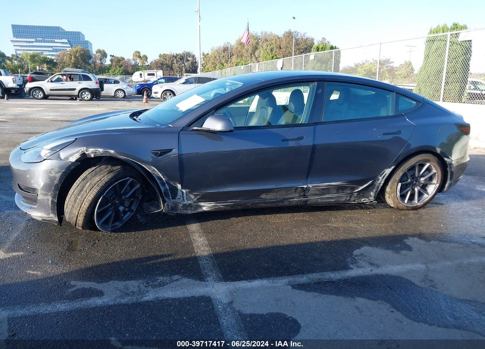 2022 TESLA MODEL 3 LONG RANGE DUAL MOTOR ALL-WHEEL DRIVE VIN: 5YJ3E1EB8NF171442