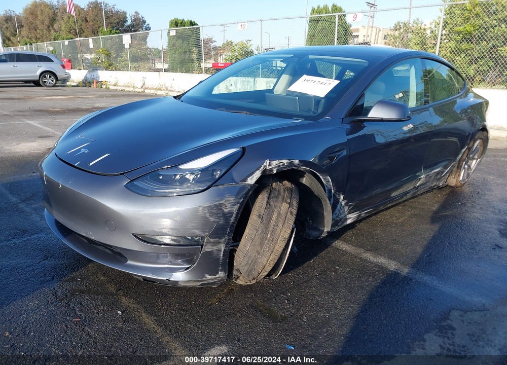 2022 TESLA MODEL 3 LONG RANGE DUAL MOTOR ALL-WHEEL DRIVE VIN: 5YJ3E1EB8NF171442