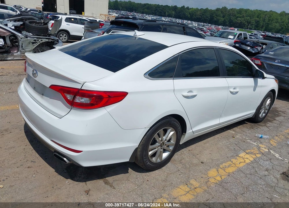 2017 HYUNDAI SONATA SE VIN: 5NPE24AF3HH508634