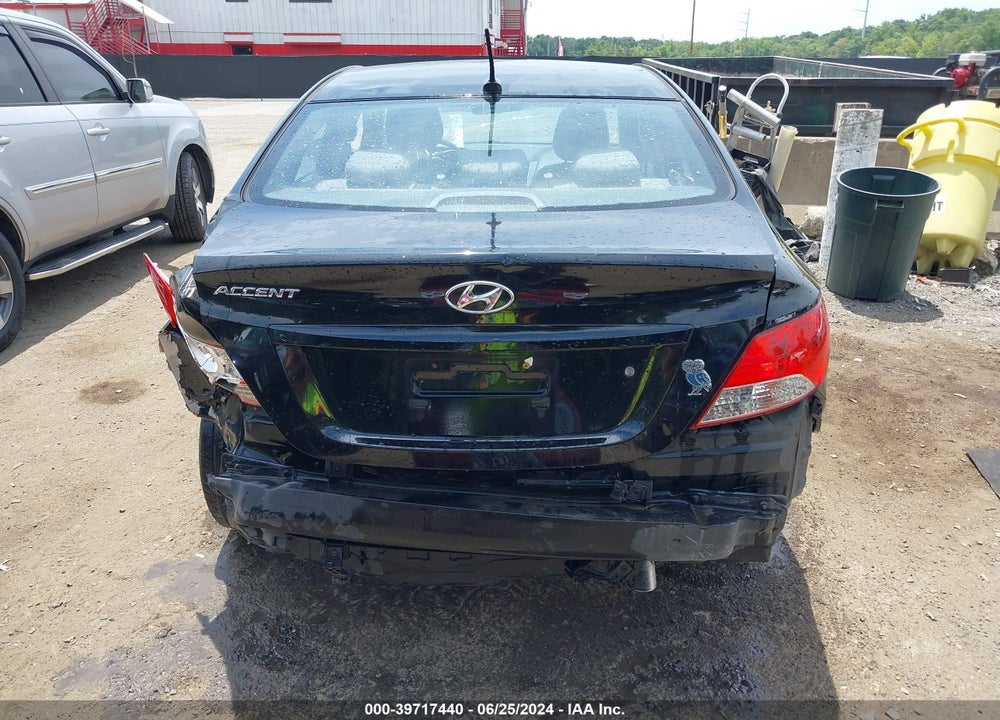 2013 HYUNDAI ACCENT GLS VIN: KMHCU4AE3DU377998