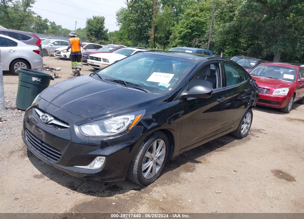 2013 HYUNDAI ACCENT GLS VIN: KMHCU4AE3DU377998