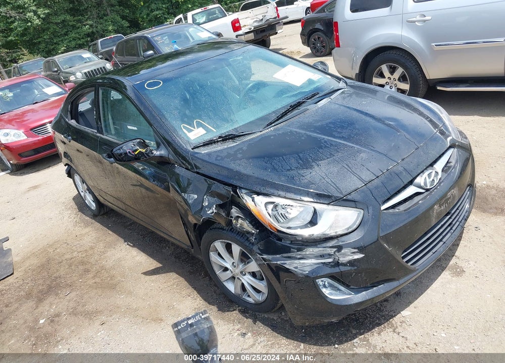 2013 HYUNDAI ACCENT GLS VIN: KMHCU4AE3DU377998