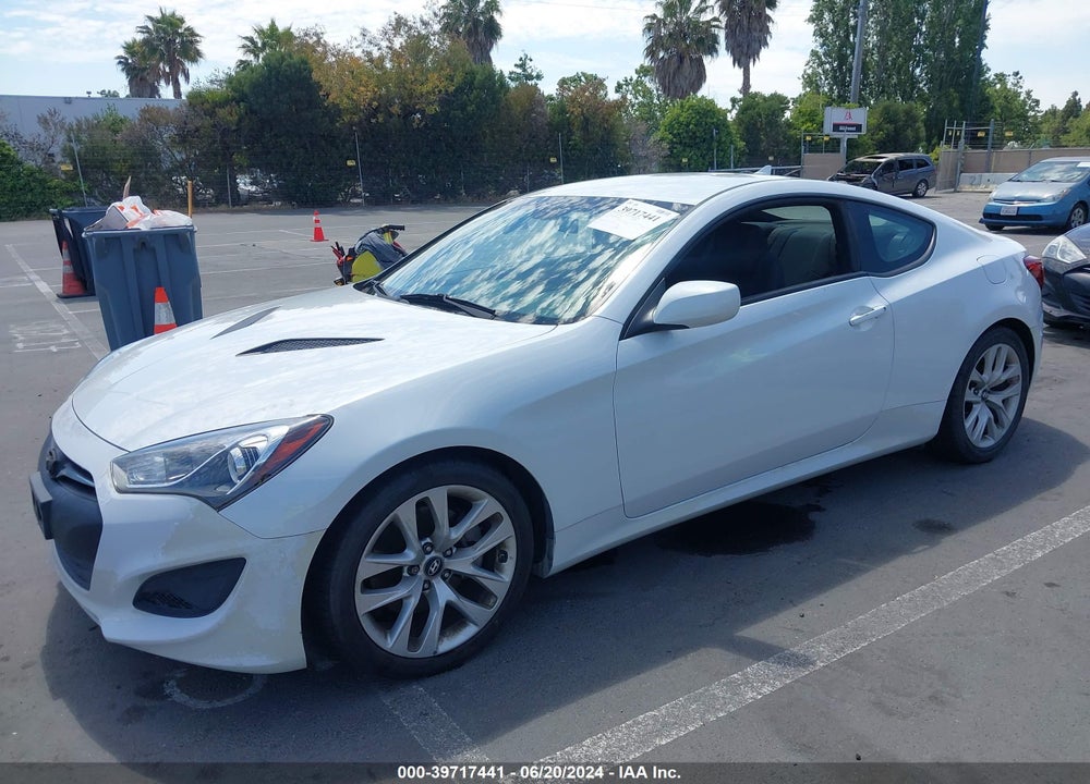 2013 HYUNDAI GENESIS 2.0T VIN: KMHHT6KD8DU106414