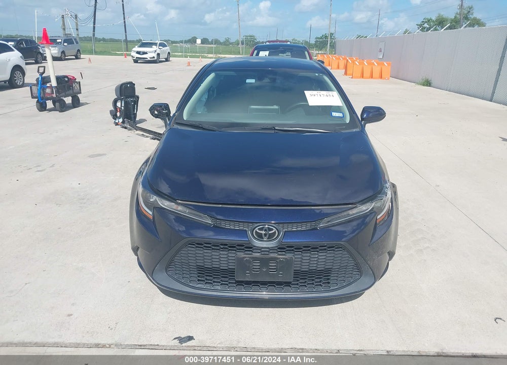 2020 TOYOTA COROLLA LE VIN: 5YFEPRAE5LP084620